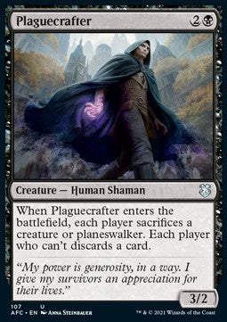 Plaguecrafter⁣ - Commander: Adventures in the Forgotten Realms⁣ (Uncommon)⁣ [107]