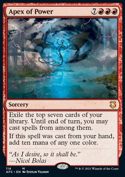 Apex of Power⁣ - Commander: Adventures in the Forgotten Realms⁣ (Mythic)⁣ [114]