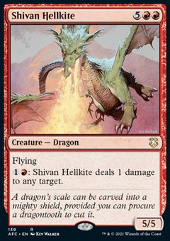 Shivan Hellkite⁣ - Commander: Adventures in the Forgotten Realms⁣ (Rare)⁣ [139]