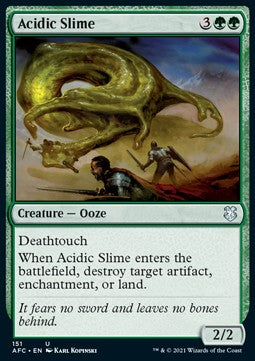 Acidic Slime⁣ - Commander: Adventures in the Forgotten Realms⁣ (Uncommon)⁣ [151]