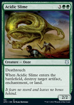 Acidic Slime⁣ - Commander: Adventures in the Forgotten Realms⁣ (Uncommon)⁣ [151]