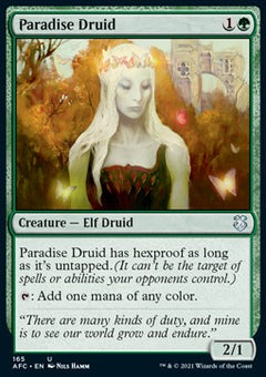Paradise Druid⁣ - Commander: Adventures in the Forgotten Realms⁣ (Uncommon)⁣ [165]