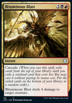 Bituminous Blast⁣ - Commander: Adventures in the Forgotten Realms⁣ (Uncommon)⁣ [181]