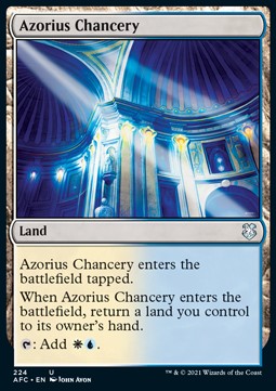Azorius Chancery⁣ - Commander: Adventures in the Forgotten Realms⁣ (Uncommon)⁣ [224]