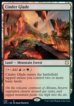 Cinder Glade⁣ - Commander: Adventures in the Forgotten Realms⁣ (Rare)⁣ [229]