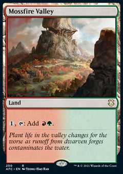 Mossfire Valley⁣ - Commander: Adventures in the Forgotten Realms⁣ (Rare)⁣ [250]