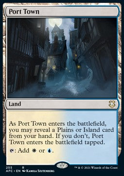 Port Town⁣ - Commander: Adventures in the Forgotten Realms⁣ (Rare)⁣ [255]