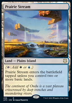 Prairie Stream⁣ - Commander: Adventures in the Forgotten Realms⁣ (Rare)⁣ [256]