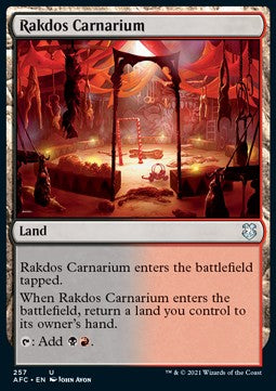 Rakdos Carnarium⁣ - Commander: Adventures in the Forgotten Realms⁣ (Uncommon)⁣ [257]