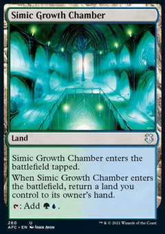 Simic Growth Chamber⁣ - Commander: Adventures in the Forgotten Realms⁣ (Uncommon)⁣ [260]