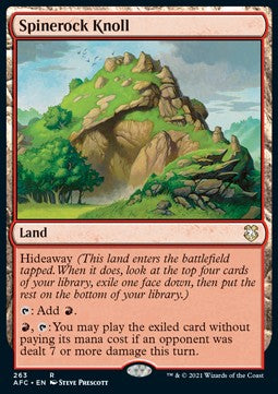 Spinerock Knoll⁣ - Commander: Adventures in the Forgotten Realms⁣ (Rare)⁣ [263]