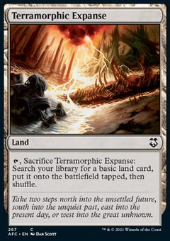 Terramorphic Expanse⁣ - Commander: Adventures in the Forgotten Realms⁣ (Common)⁣ [267]