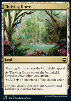 Thriving Grove⁣ - Commander: Adventures in the Forgotten Realms⁣ (Common)⁣ [268]