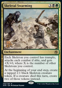 Skeletal Swarming (V.1)⁣ - Adventures in the Forgotten Realms: Promos⁣ (Rare)⁣ [232]