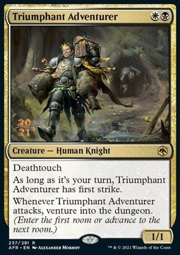 Triumphant Adventurer (V.1)⁣ - Adventures in the Forgotten Realms: Promos⁣ (Rare)⁣ [237]