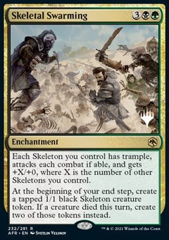 Skeletal Swarming (V.2)⁣ - Adventures in the Forgotten Realms: Promos⁣ (Rare)⁣ [232]