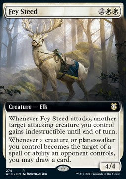 Fey Steed⁣ - Commander: Adventures in the Forgotten Realms: Extras⁣ (Rare)⁣ [274]