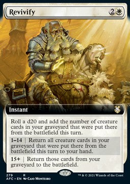 Revivify⁣ - Commander: Adventures in the Forgotten Realms: Extras⁣ (Rare)⁣ [279]