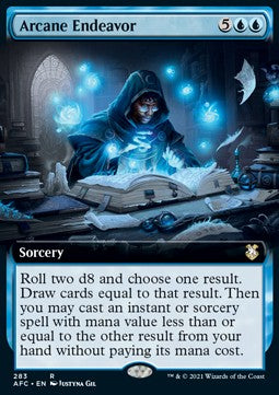 Arcane Endeavor⁣ - Commander: Adventures in the Forgotten Realms: Extras⁣ (Rare)⁣ [283]