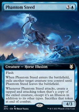 Phantom Steed⁣ - Commander: Adventures in the Forgotten Realms: Extras⁣ (Rare)⁣ [287]