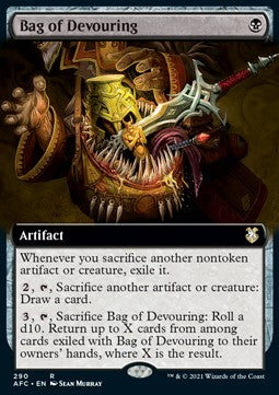 Bag of Devouring⁣ - Commander: Adventures in the Forgotten Realms: Extras⁣ (Rare)⁣ [290]