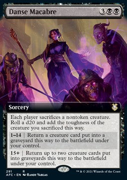 Danse Macabre⁣ - Commander: Adventures in the Forgotten Realms: Extras⁣ (Rare)⁣ [291]