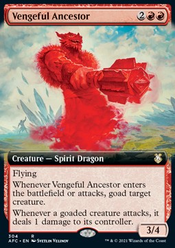 Vengeful Ancestor⁣ - Commander: Adventures in the Forgotten Realms: Extras⁣ (Rare)⁣ [304]