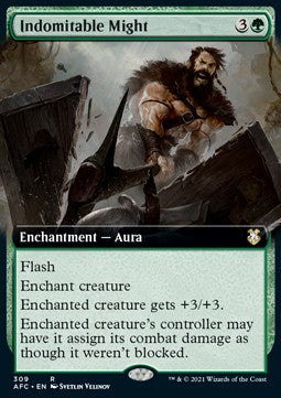 Indomitable Might⁣ - Commander: Adventures in the Forgotten Realms: Extras⁣ (Rare)⁣ [309]