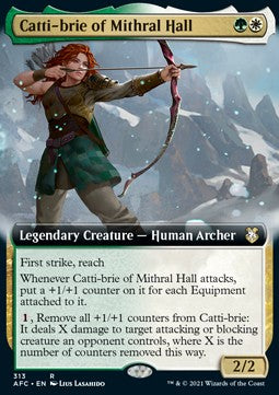 Catti-brie of Mithral Hall⁣ - Commander: Adventures in the Forgotten Realms: Extras⁣ (Rare)⁣ [313]