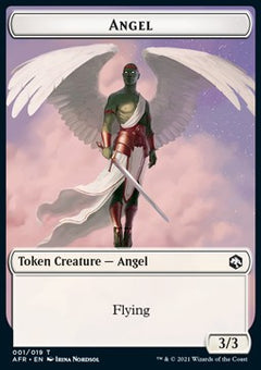 Angel Token (White 3/3)⁣ - Adventures in the Forgotten Realms: Extras⁣ (Token)⁣ [T01]