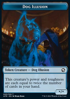 Dog Illusion Token (Blue */*)⁣ - Adventures in the Forgotten Realms: Extras⁣ (Token)⁣ [T03]