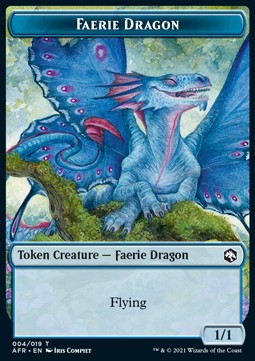 Faerie Dragon Token (U 1/1) // Treasure Token⁣ - Adventures in the Forgotten Realms: Extras⁣ (Token)⁣ [T 4/15]