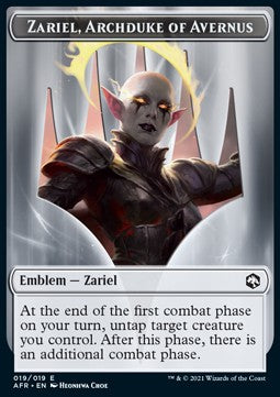 Zariel, Archduke of Avernus Emblem // Treasure Token⁣ - Adventures in the Forgotten Realms: Extras⁣ (Token)⁣ [T 19/15]
