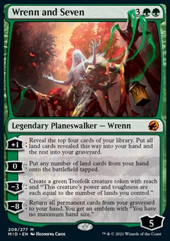 Wrenn and Seven⁣ - Innistrad: Midnight Hunt⁣ (Mythic)⁣ [208]