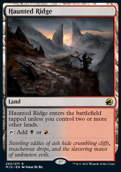 Haunted Ridge⁣ - Innistrad: Midnight Hunt⁣ (Rare)⁣ [263]