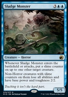 Sludge Monster⁣ - Innistrad: Midnight Hunt⁣ (Rare)⁣ [76]
