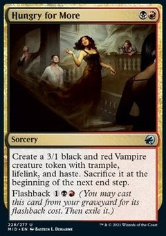 Hungry for More⁣ - Innistrad: Midnight Hunt⁣ (Uncommon)⁣ [228]