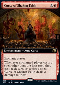 Curse of Shaken Faith⁣ - Innistrad: Midnight Hunt: Extras⁣ (Rare)⁣ [353]