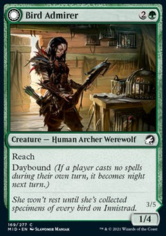 Bird Admirer // Wing Shredder⁣ - Innistrad: Midnight Hunt⁣ (Common)⁣ [169]