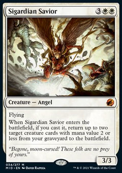 Sigardian Savior⁣ - Innistrad: Midnight Hunt⁣ (Mythic)⁣ [34]