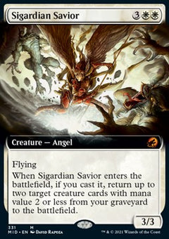 Sigardian Savior⁣ - Innistrad: Midnight Hunt: Extras⁣ (Mythic)⁣ [331]