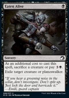 Eaten Alive⁣ - Innistrad: Midnight Hunt⁣ (Common)⁣ [99]