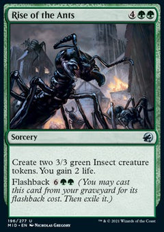 Rise of the Ants⁣ - Innistrad: Midnight Hunt⁣ (Uncommon)⁣ [196]