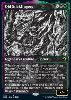 Old Stickfingers⁣ - Innistrad: Midnight Hunt: Extras⁣ (Rare)⁣ [321]