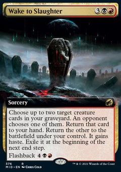 Wake to Slaughter⁣ - Innistrad: Midnight Hunt: Extras⁣ (Rare)⁣ [376]