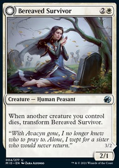 Bereaved Survivor // Dauntless Avenger⁣ - Innistrad: Midnight Hunt⁣ (Uncommon)⁣ [4]