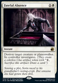 Fateful Absence⁣ - Innistrad: Midnight Hunt⁣ (Rare)⁣ [18]