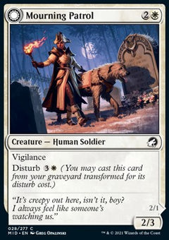 Mourning Patrol // Morning Apparition⁣ - Innistrad: Midnight Hunt⁣ (Common)⁣ [28]
