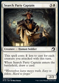 Search Party Captain⁣ - Innistrad: Midnight Hunt⁣ (Common)⁣ [32]