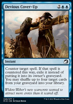 Devious Cover-Up⁣ - Innistrad: Midnight Hunt⁣ (Common)⁣ [48]
